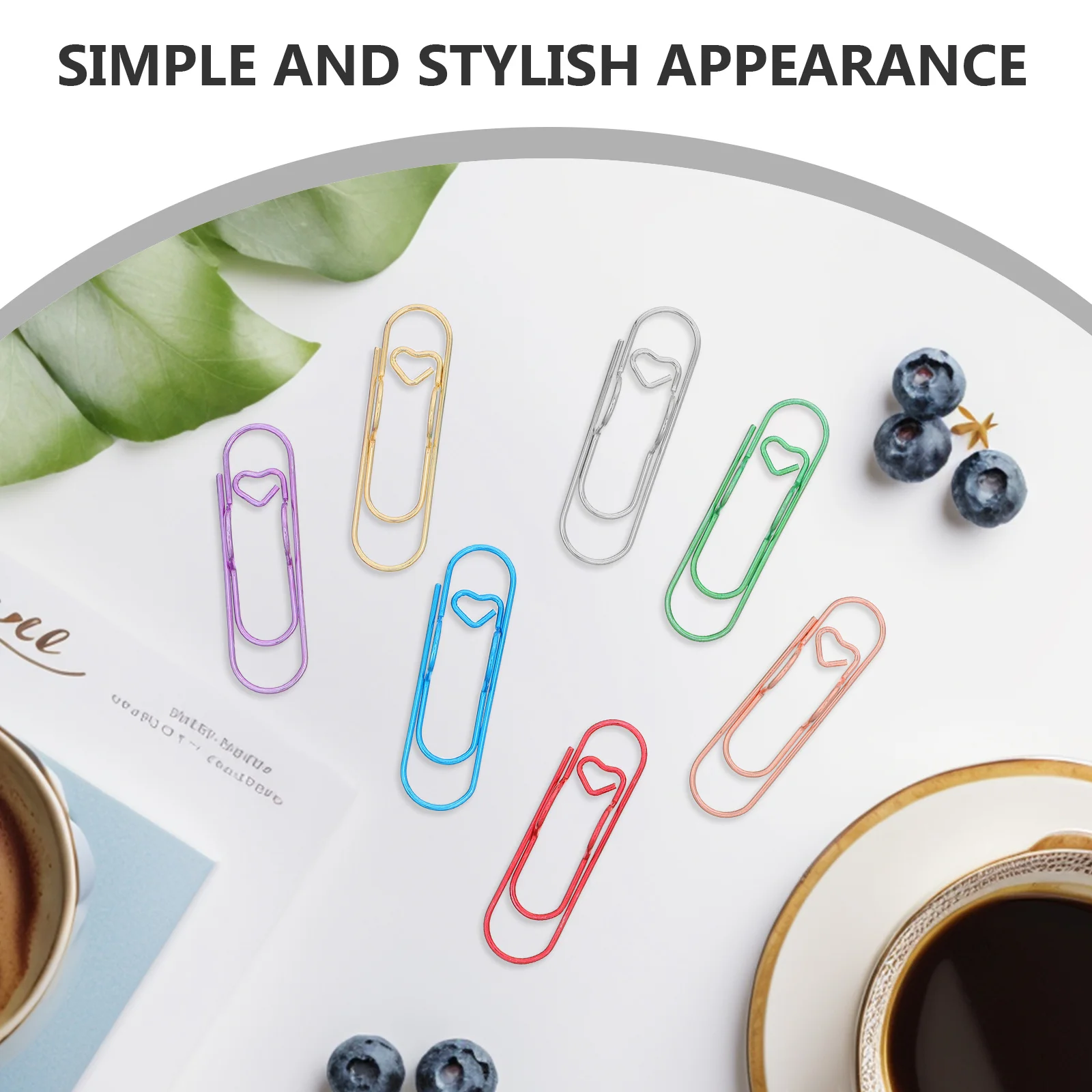70 clip decorative per penne in metallo, portapenne sicuro, graffette per notebook, ufficiale, pianificatore, accessori, strumento di scrittura portatile