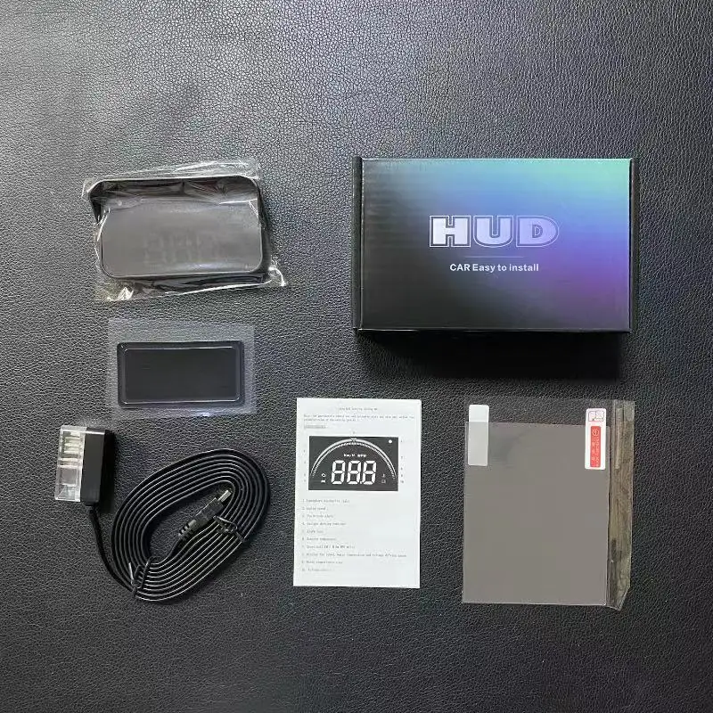 

Car OBD2 HUD Head up Display M8 Digital Speedometer MPH KMH Compass Overspeed Alarm Auto Accessories