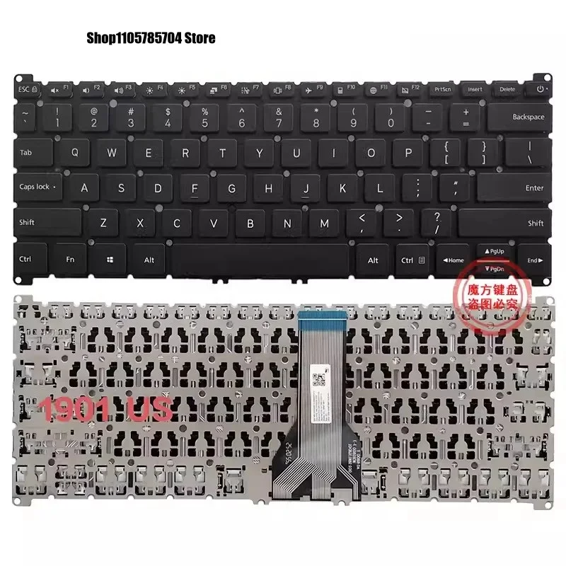 DL+New US Keyboard for Xiaomi RedmiBook13 14 XMA1901/2011/1903/2001 Laptop English Keyboard