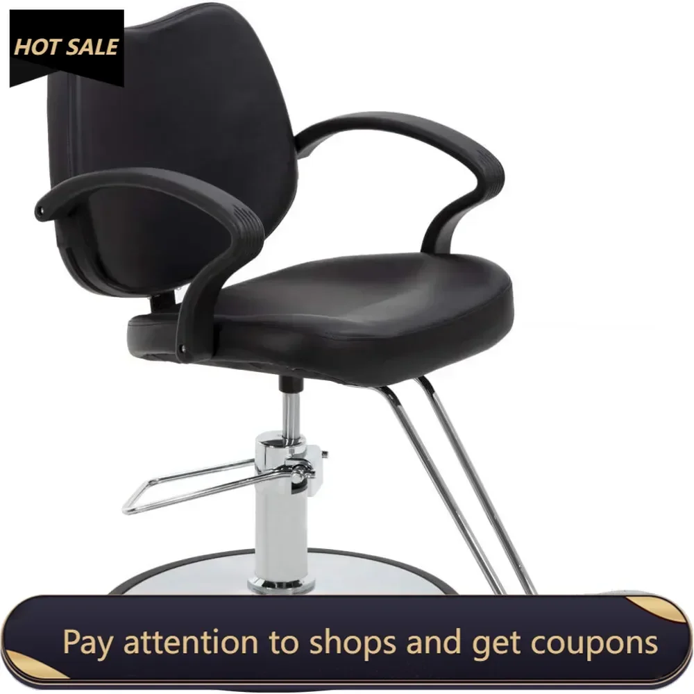 

Beauty Salon Chair With Wheels Banks Barber Chairs Professional Hairdressing Chair for Barbershop Bar Stools Chaise Coiffure