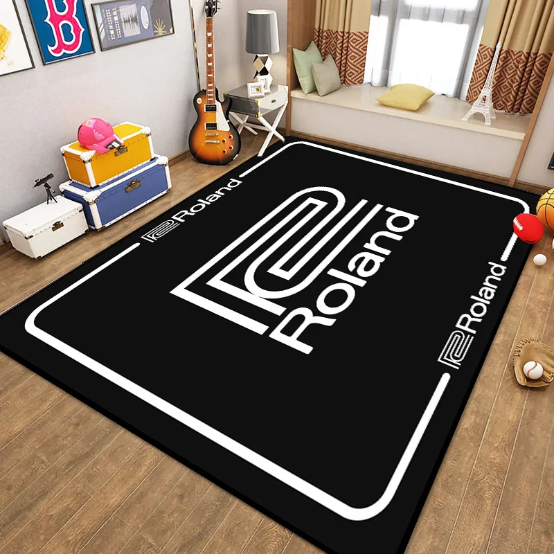 R-Roland carpet Soundproof Drum Rugs Blanket Bass Drums Snare Electronic Jazz Musical Floor Mat Vintage Sound Absorbing Stage