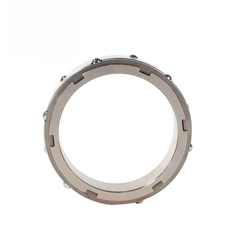 

Non-standard differential shaft with 3/6 ball differential ring for slitter