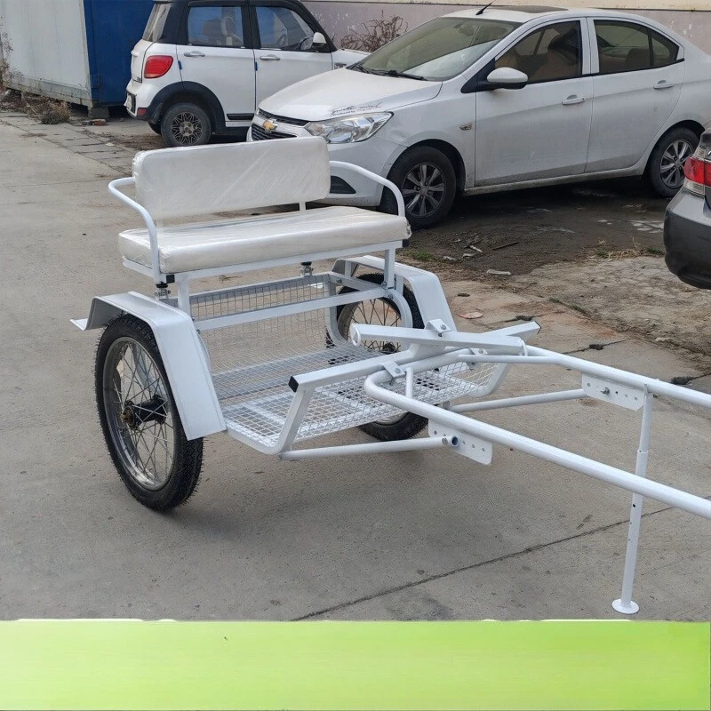 

two-wheeled carriage four-wheeled pony park pull cart children's scenic spot sightseeing