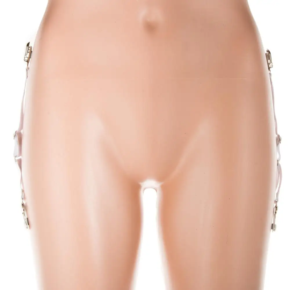 Elasticity Straps Punk Metal Strap Elastic Clips Leg Suspender Sexy Belt Garters 2PCS