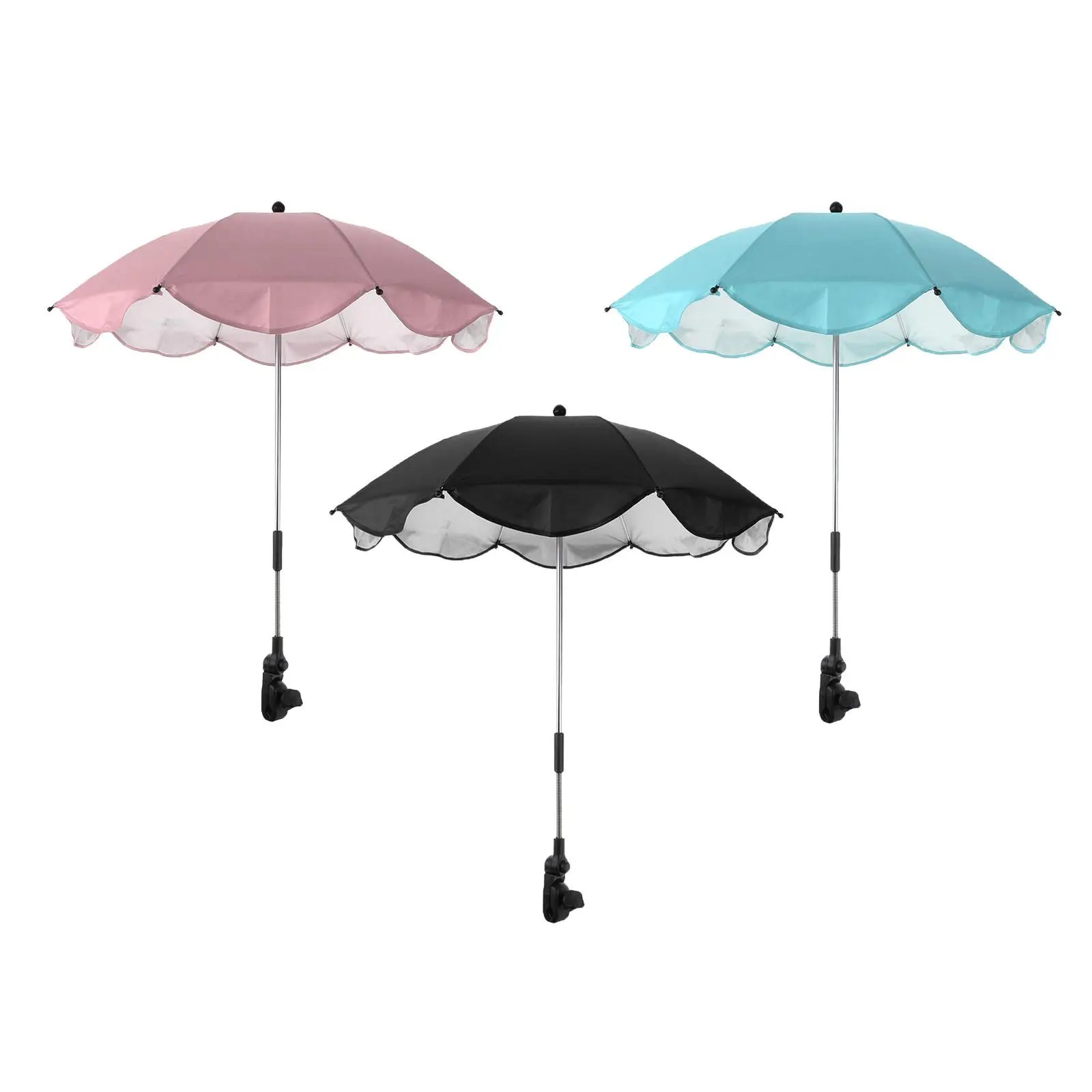 

Baby Stroller Parasol Adjustable 360 Degree Umbrella Canopies for Chairs Bike Strollers Pram Trolley