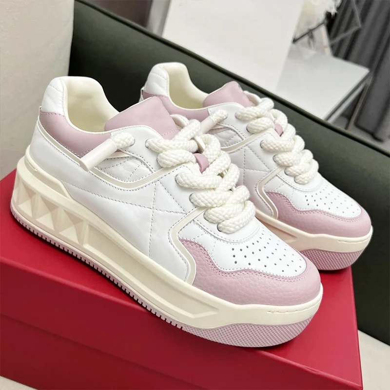 

High quality full-grain cowhide women's casual sports shoes with durable outsole comfortable top 25091016