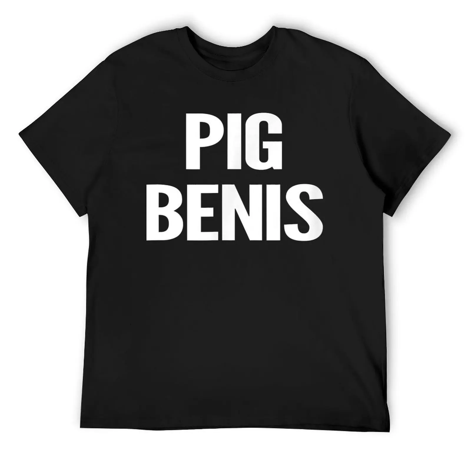 

Pig Benis T-Shirt Short sleeve tee custom t-shirts plus size tops outfits for men