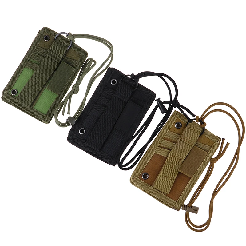 1PCS Army Fan Tactical ID Card Case Patch ID Card Holder Neck Lanyard And Credit Card Organizer Hot Sale