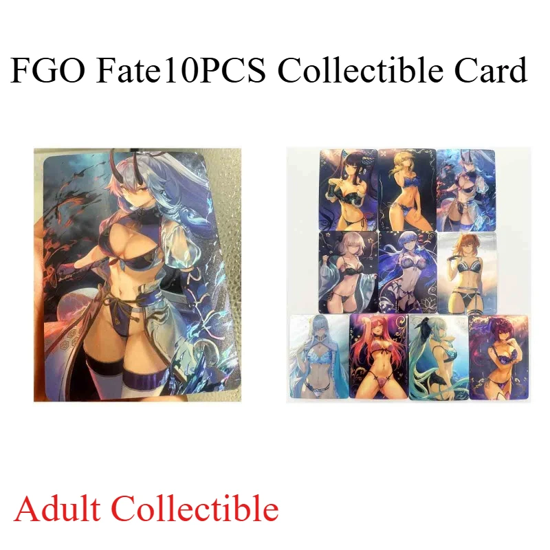

ГОРЯЧИЕ FGO Fate10 шт. Коллекционные карты для фотосъемки 2nd серии аниме DIY Waifu Husbando подарочный набор для взрослых мультфильм