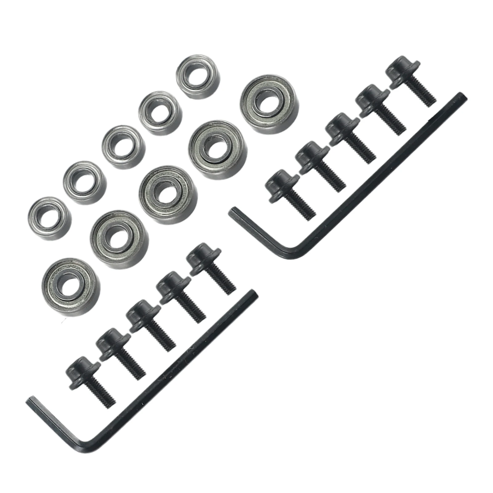 Professional Ball Bearings Guide Router Bit Parts Screw Silver Steel Tool Accessory Bearing Repairing Replacement