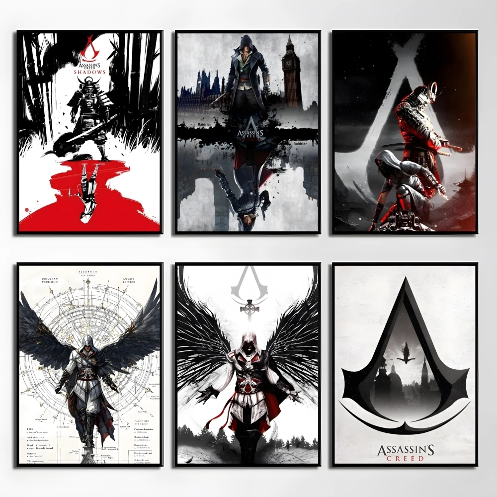

Game A-Assassins Creed Shadows Poster Elegant And Affordable Wall Art Stickers For Dormitory Living Room And Bedroom Spaces
