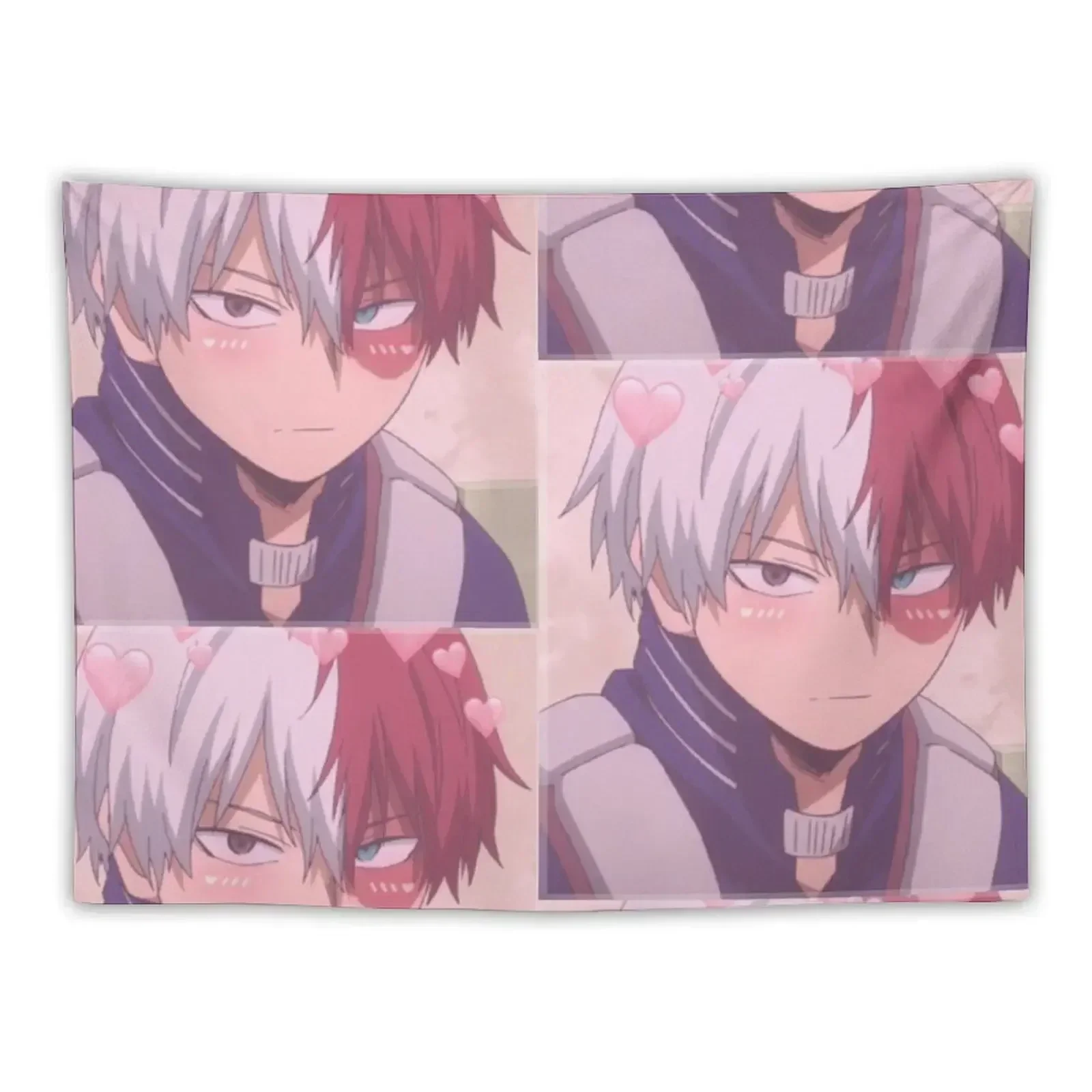 BNHA:Todoroki Edit 2 Sticker Tapestry Decoration For Bedroom Decoration For Rooms Wall Decoration Wall Tapestry