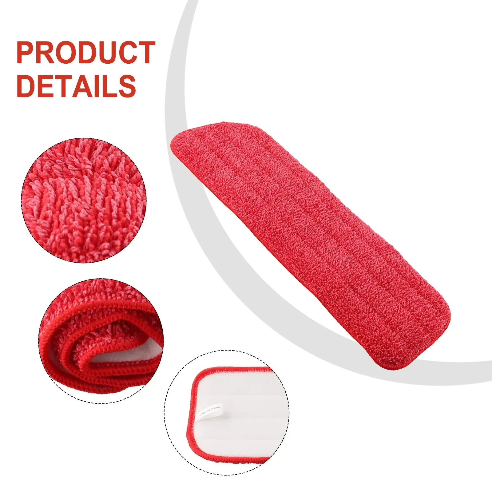 Replaced Mop Cloth Reusable Microfiber Pad For Spray Mop Practical Household Dust Cleaning Kitchen Living Room Cleaning Tools