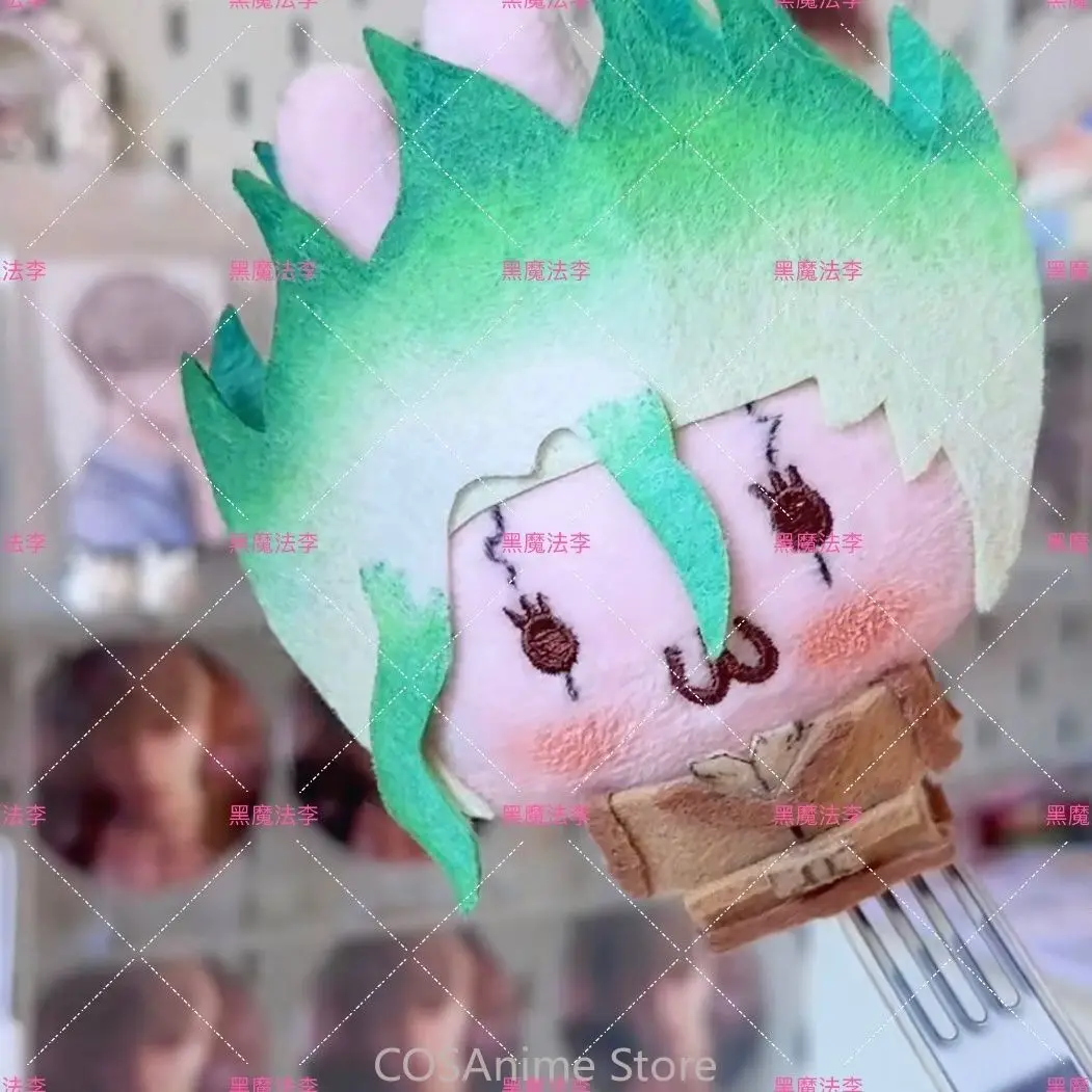 Dr. STONE Ishigami Senku Gen Asagiri‌ Non-woven Fabric 10CM Plush Stuffed Plushies Puppet Pendant Mascot Christmas Gift - view 3