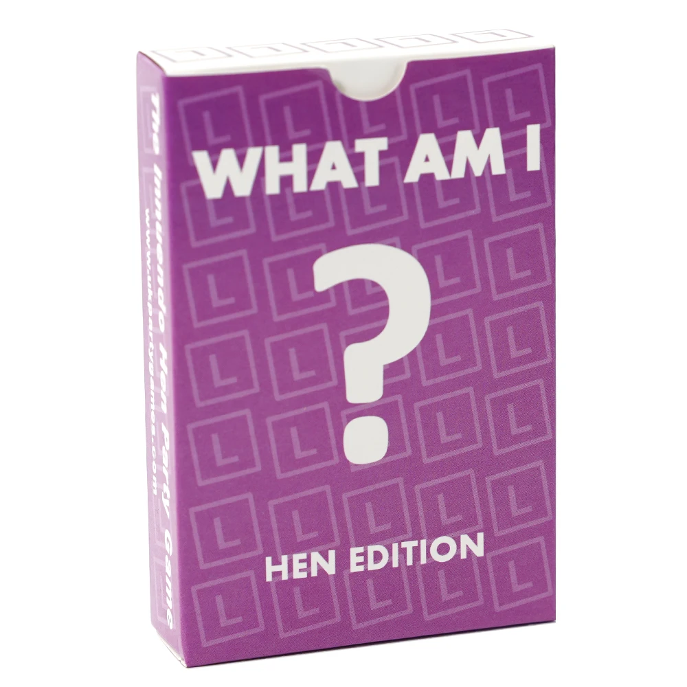 Hen Night Party Games - WHAT AM I ? / DRINK IF YOU HAVE Card Game Drunk Card Game  2 Games