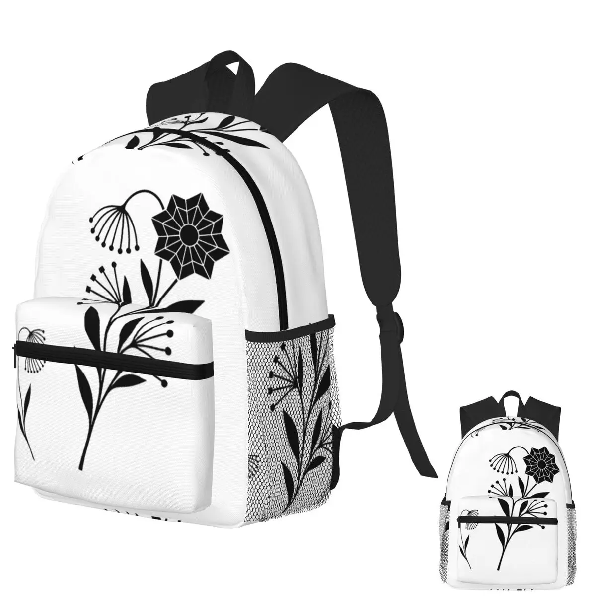 

Flowering Life Student Backpack School Bag Hiking Travel Daypack for Boys Girls Fashion Bookbag Shoulder Bags