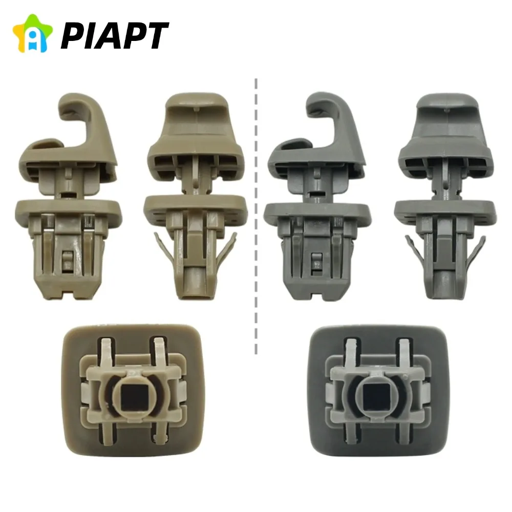 2pcs OE# 74348-06030 Sun Visor Holder Clip for Toyota Camry Highlander Corolla Prius RAV4 Solara Matrix Sun Visor Retainer Clip