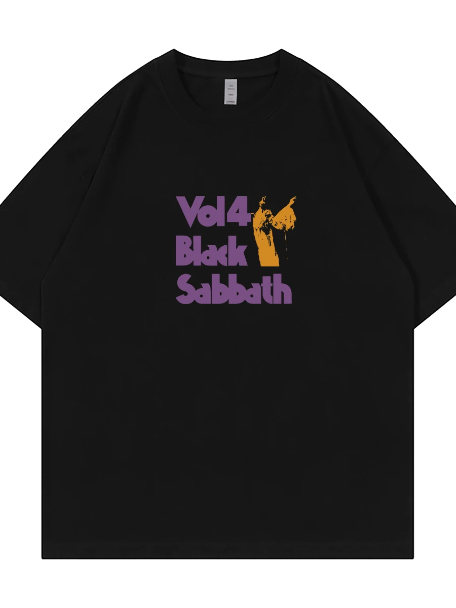 Loose Fit Pure Cotton Black round Neck Short Sleeve T-Shirt Unisex Casual Wear Breathable Youthful Style Printed Design