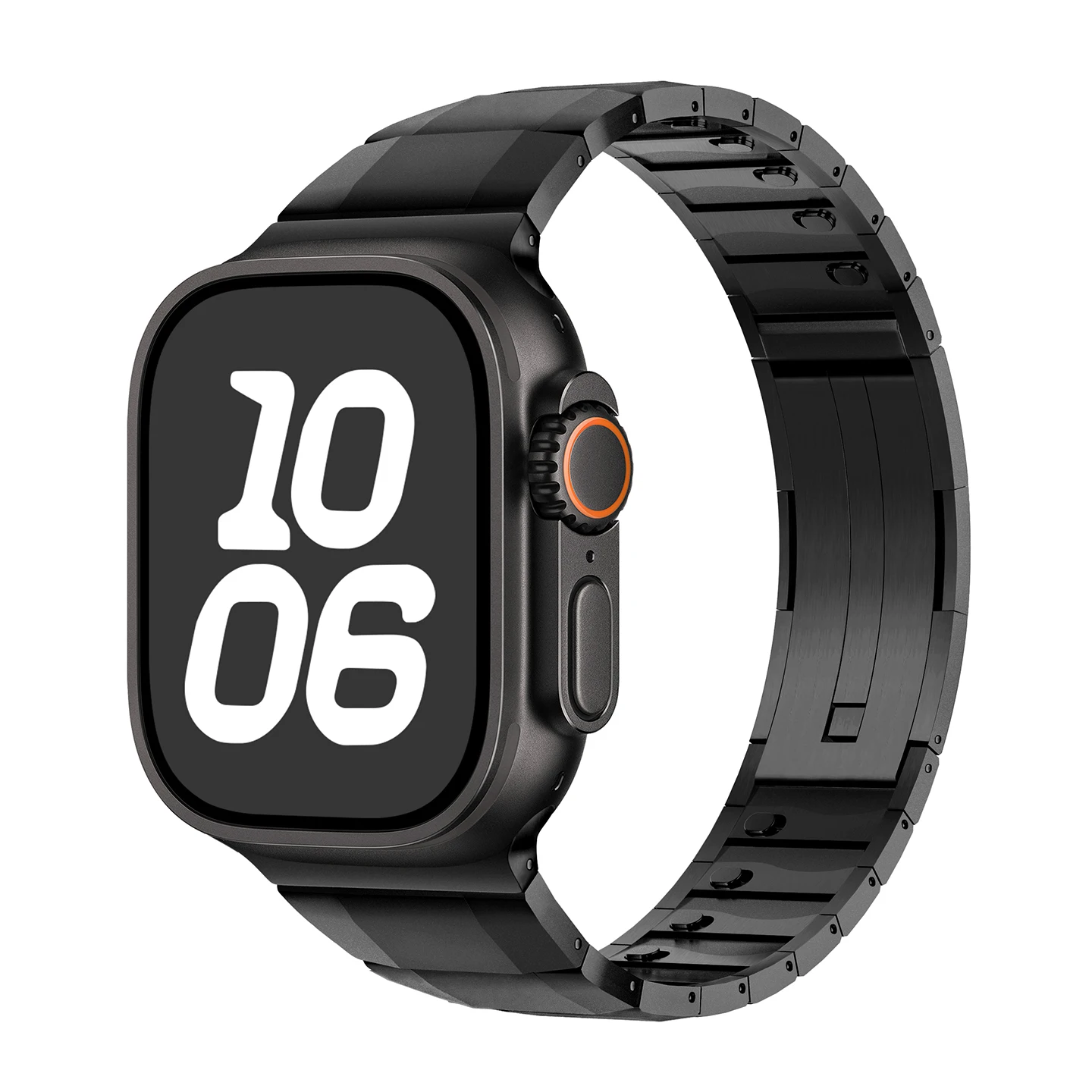 

Поп-ремешок из нержавеющей стали для Apple Watch Ultra 2 49 мм 46 мм 44 мм 45 мм Металлический браслет для Iwatch Series 10 9 8 7 6 SE Wristb