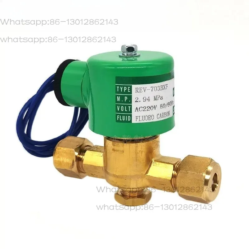 REV-703BXF Normally Closed Automatic Solenoid Valve Refrigerant Control Valve for Air Conditioner Refrigeration System