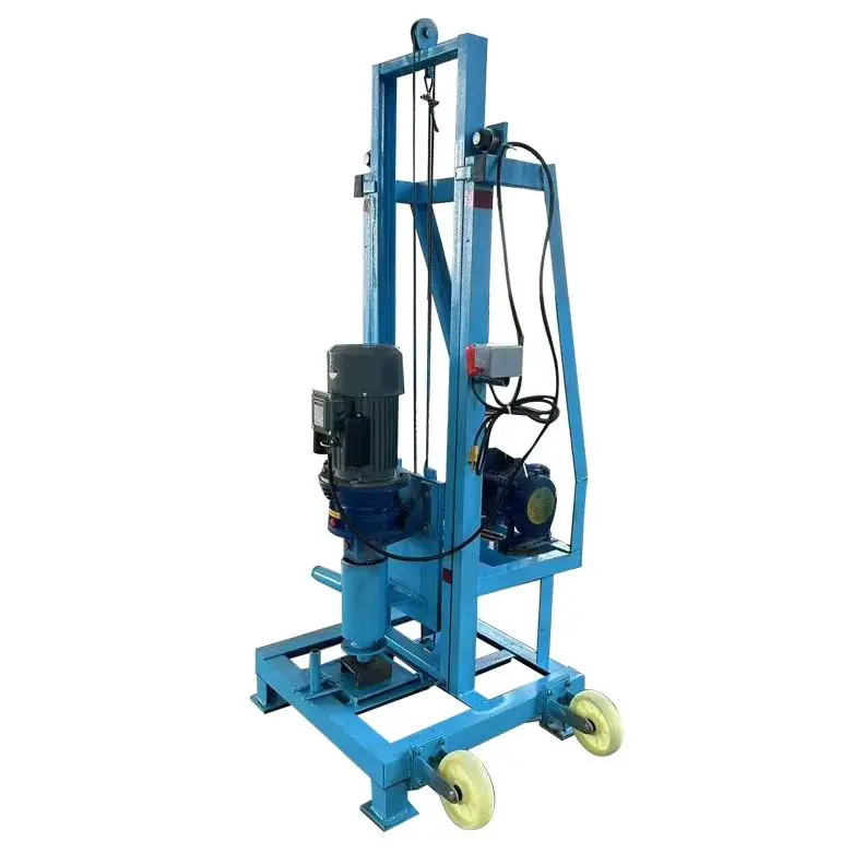 

Портативная гидравлическая буровая установка для водяных скважин, мини, 150 м, легкая, электрическая, для дома, хит продаж