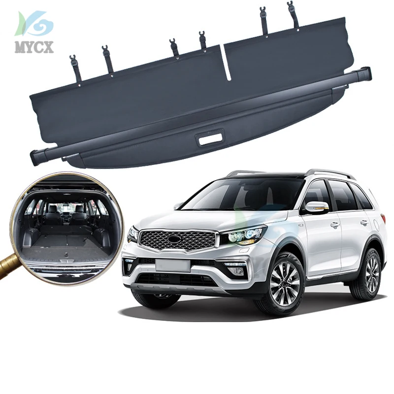 

Car Interior Rear Trunk Cargo Luggage Cover Security Shade Shield Curtain Retractable Cargo Cover For Kia KX7