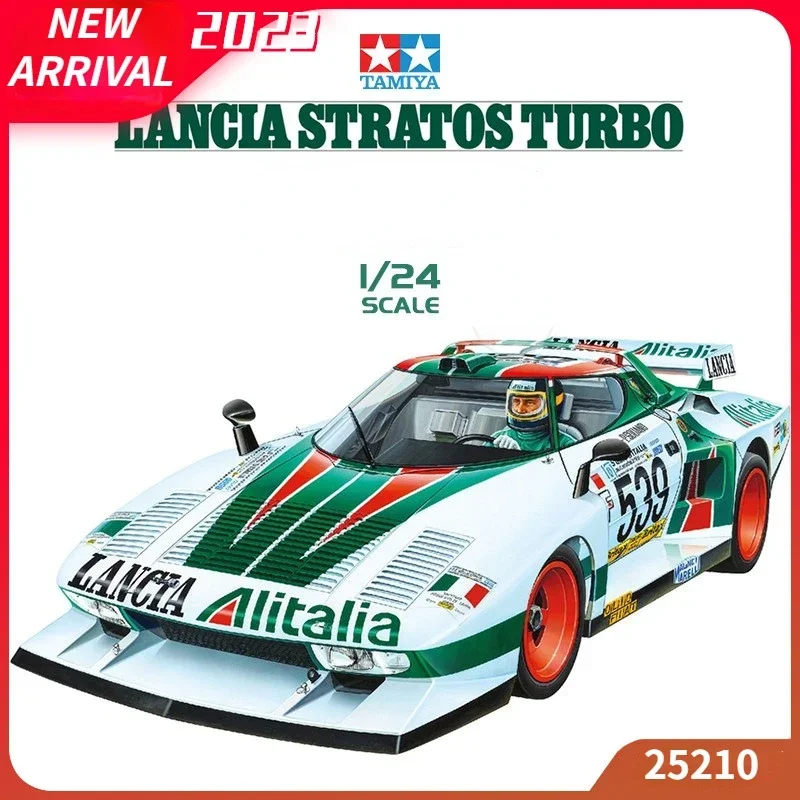 Tamiya 25210 Plastic Car Model 1/24 for LANCIA Stratos Turbo W/Driver Figure Model Building Kits for Adults Model Hobby Toys DIY