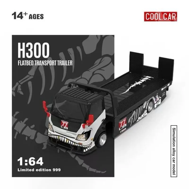 Shadow GCD 1/64  Actros Double Decker Car H300 Bone Dragon  Alloy  Car Model Collection Model  Christmas Gift  Gifts for Men‌