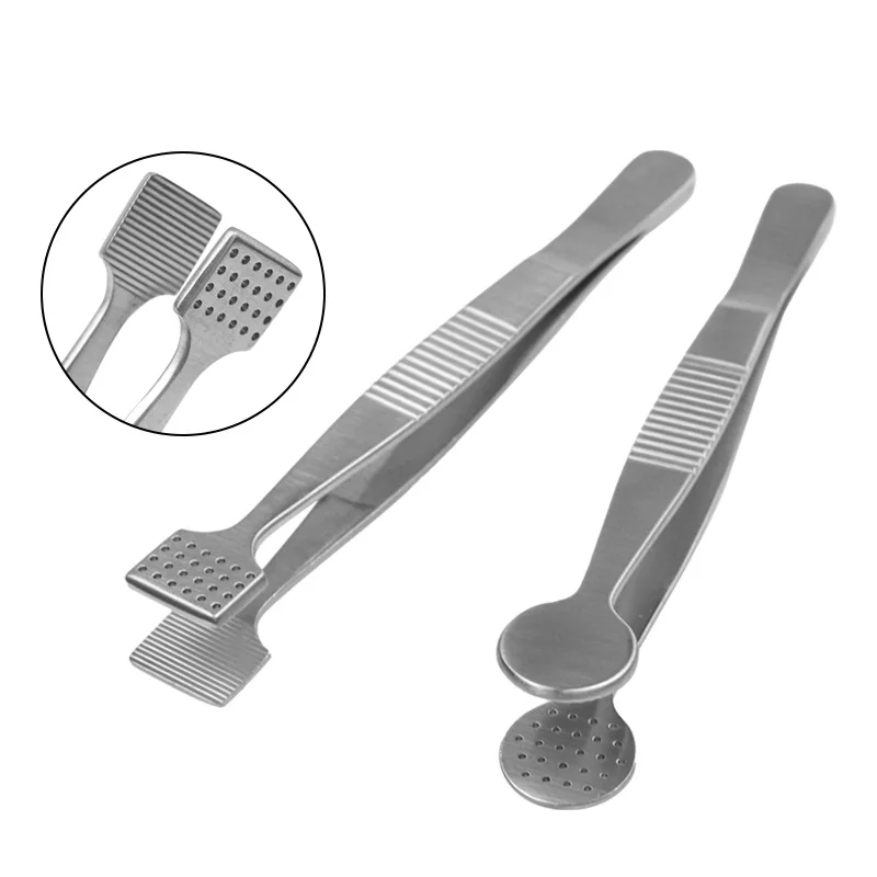 

Square /Round Trachoma Forceps Ophthalmic Tweezers Ophthalmic Instrument Eye Tool Stainless Steel