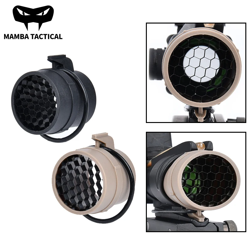 

Tactical ACOG Scope Killflash Cover Cap VCOG Metal Opitc Clamp Monut Sight Lens Protection Occlude Light Accessories