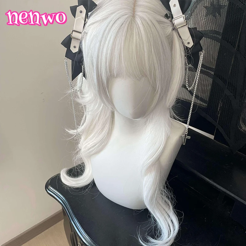 

Y2K Harajuku Gothic Subculture Lolita Bow Hair Clips Women Clip Buckle Chain Decor Cute Edgy Versatile Punk Hair Barrettes