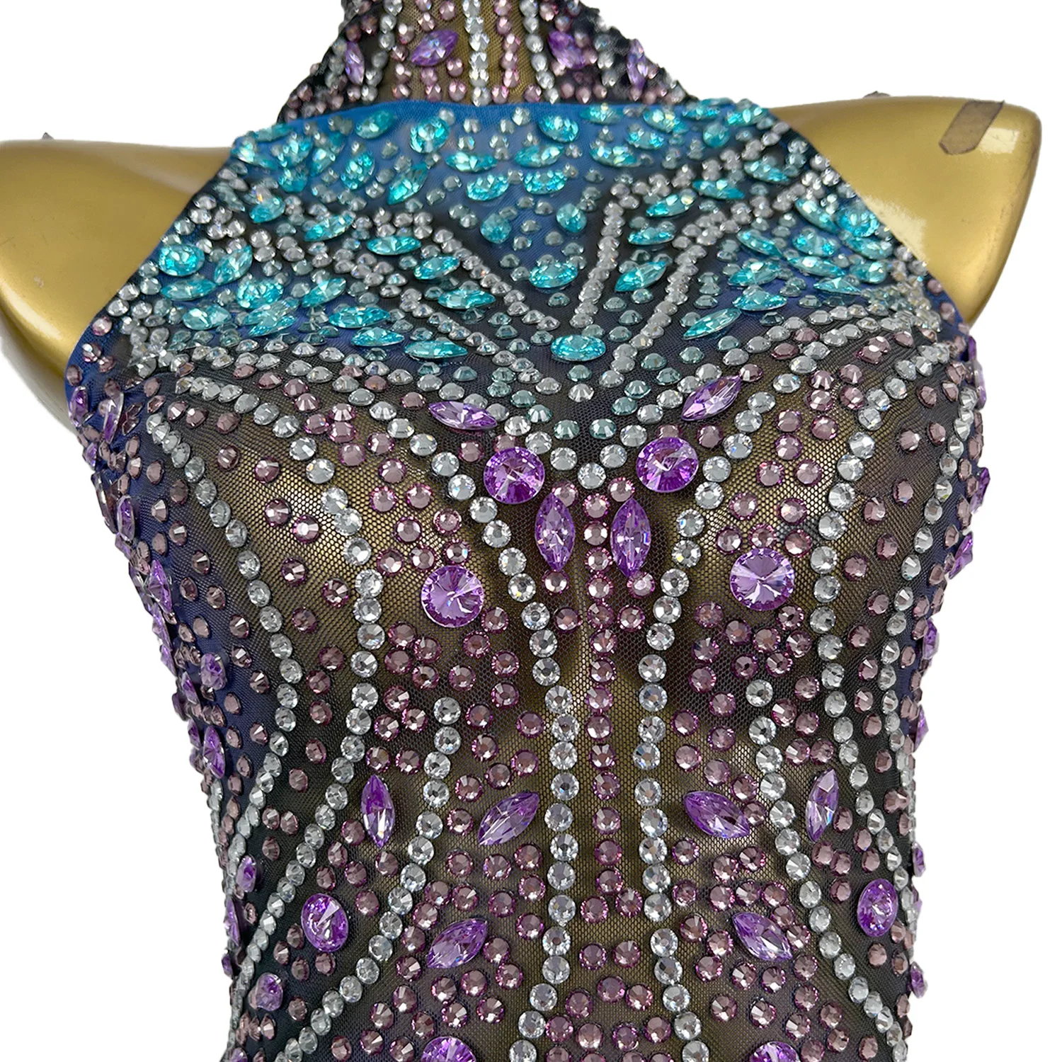 أزياء بلا أكمام شبكة الترتر كوكتيل فستان ماكسي السيدات ليلة نادي حزب Bodycon اللباس ملابس نسائية عشاء حفلة موسيقية مأدبة اللباس