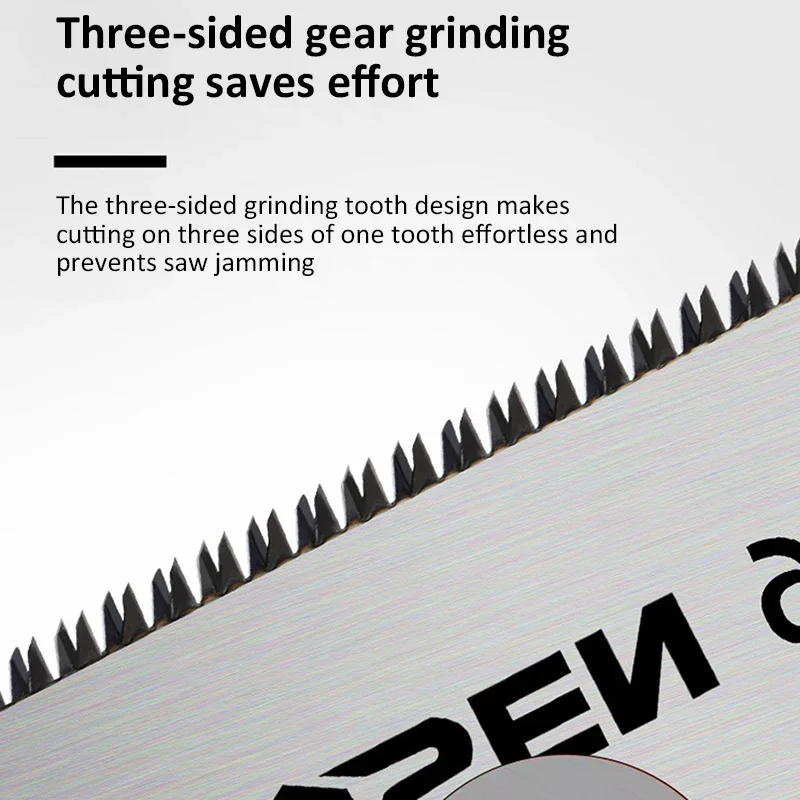 Lama flessibile per sega a mano singola/doppia faccia per taglio a filo Strumenti per la lavorazione del legno domestici Seghe piatte di precisione a denti fini