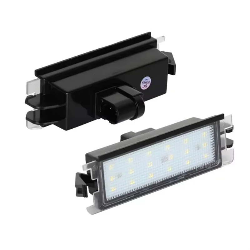 1pcs 6000K White LED License Plate Lights For Dacia Logan I 2004-2012 Sandero I 2008-2012 Car-Styling Number Lamps