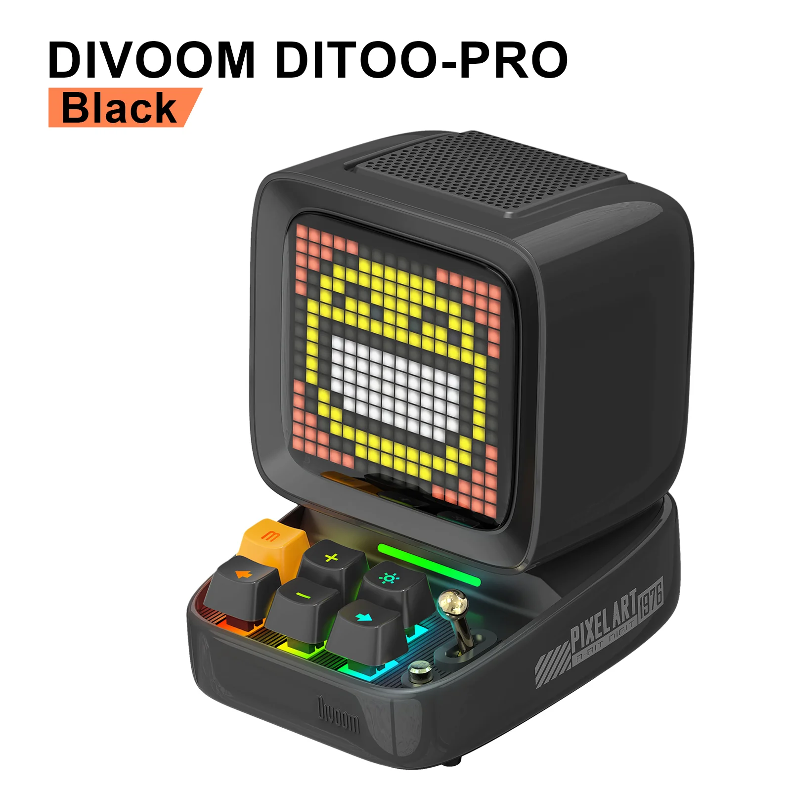 Divoom Ditoo-plus ポータブルBluetoothスピーカー3.55インチLED