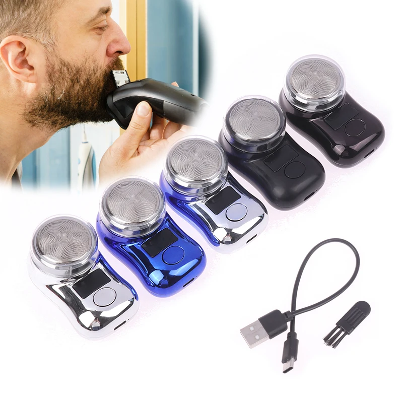 Electric Shaver Portable Razor Man Travel Attire Wet And Dry USB Rechargeable Painless Trimmer Knive Face Beard Razor For Men