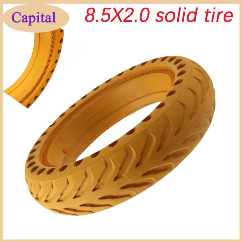

Suitable for Xiaomi electric scooter 8.5 inch tires high elastic honeycomb tires explosion-proof solid tires
