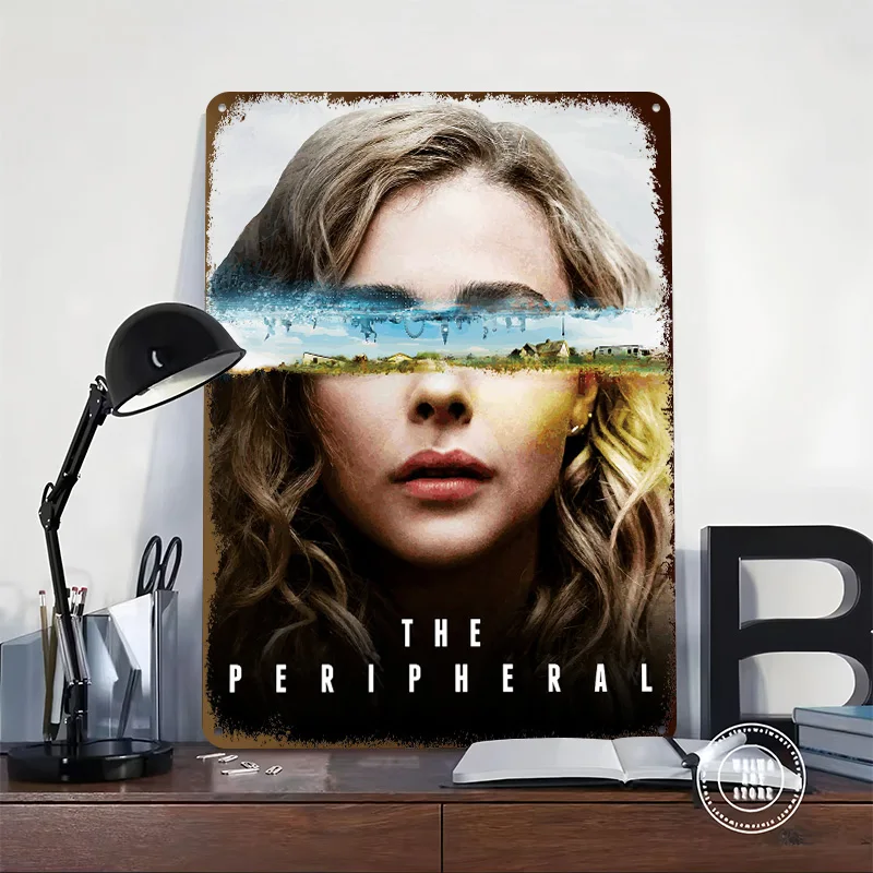 The Peripheral TV Show Printed Poster Customized Wall Art Retro Vintage Metal Tin Signs for Bedroom Decoration Gaming Home Deco
