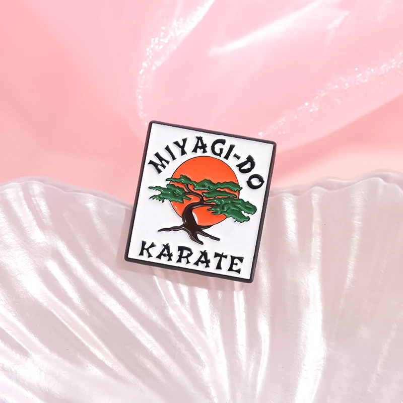Martial Movies Inspiration Bonsai Tree Enamel Pins Creative Metal Decoative Brooches Backpack Clothes Lapel Badge Jewelry Gift - view 6