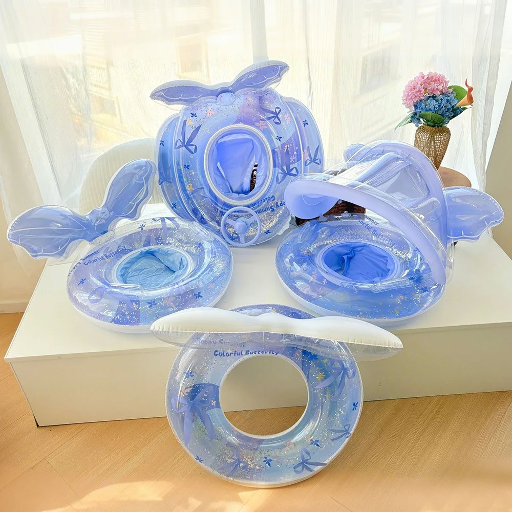 

Новый надувной круг для плавания с радужными пайетками в виде русалки для малышей и взрослых, сиденье-плотик для игр в воде, надувная игрушка для вечеринок у бассейна