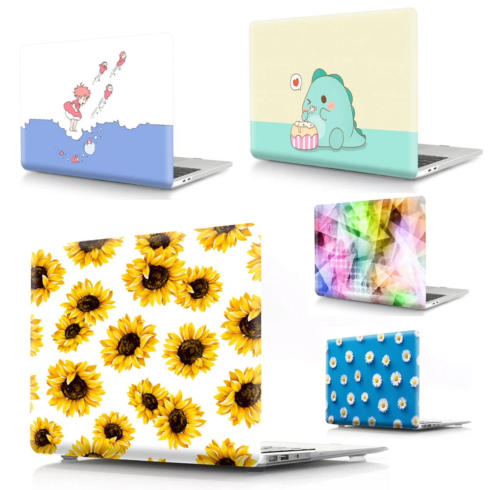 

PC Notebook Replace Cover Skin Shell Cases PVC Funda For Apple Macbook Air M1 Air13 A2337 Pro 15 A1286 Cd-Rom Pro 15 A1707 A1990