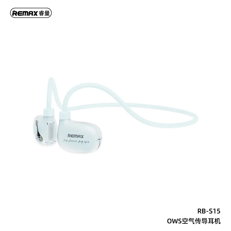 REMAX RB-S15 conduzione aerea senza perdite, leggera e confortevole, batteria a lunga distanza, suono croccante, orecchie sportive aperte