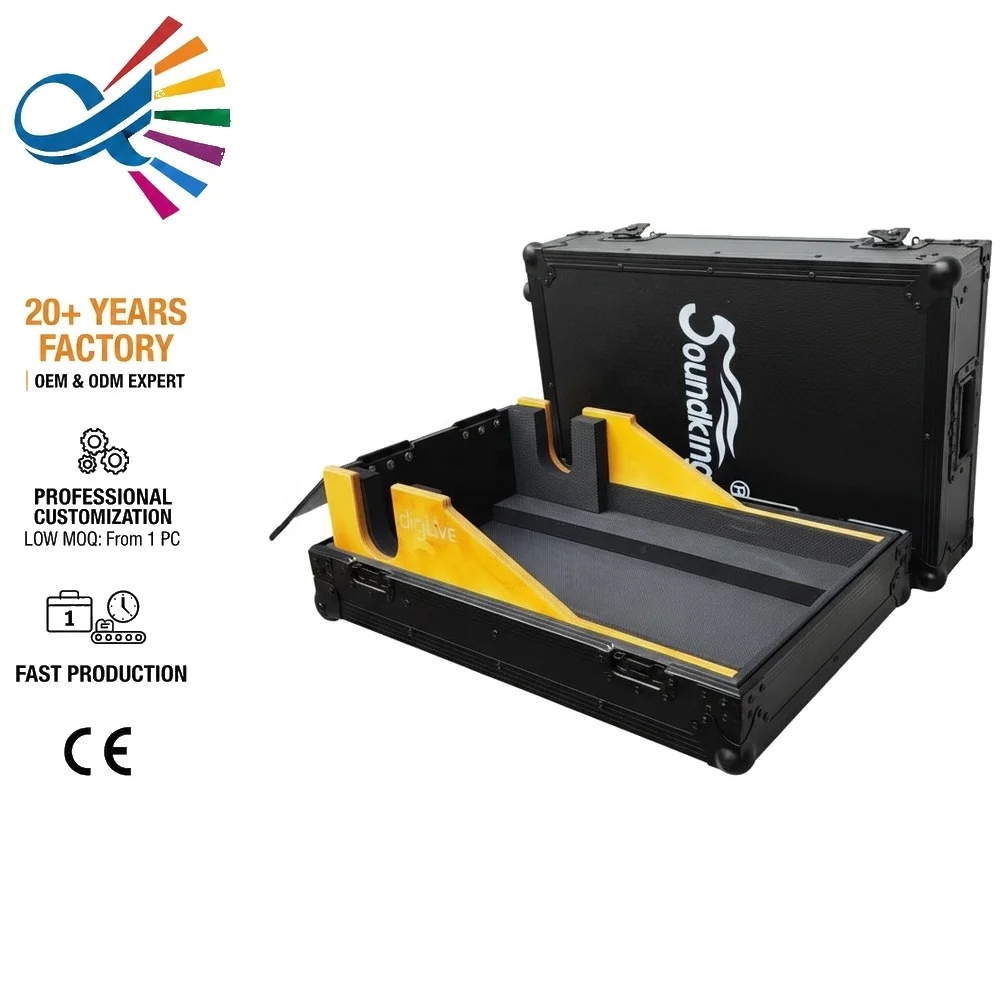 16 Channel Digital Mixer Flight Case Waterproof Durable Outdoor Use Road Box Professional Audio Equipment Protection Trunk