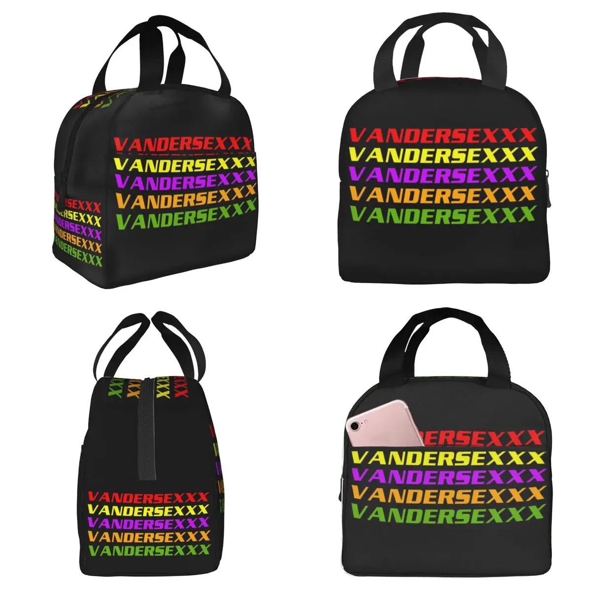 Club Vandersexxx Insulated Lunch Bag for Women Office Cooler Thermal Food Box Tote Portable Lunch Boxes Container
