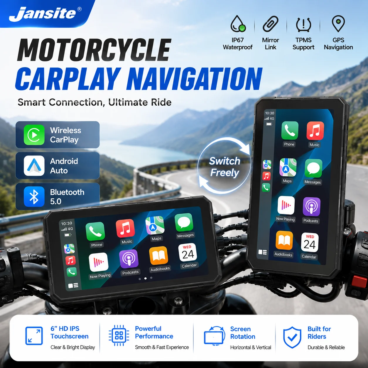 monitor-digitale-portatile-jansite-da-6-pollici-per-moto-con-carplay-gps-bt50-e-android-auto