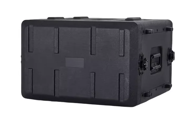 

260-3U Professional Rackmount Flight Case | PE Plastic Waterproof & Shockproof Amp Chassis | Portable Road Case for Stage & Tour