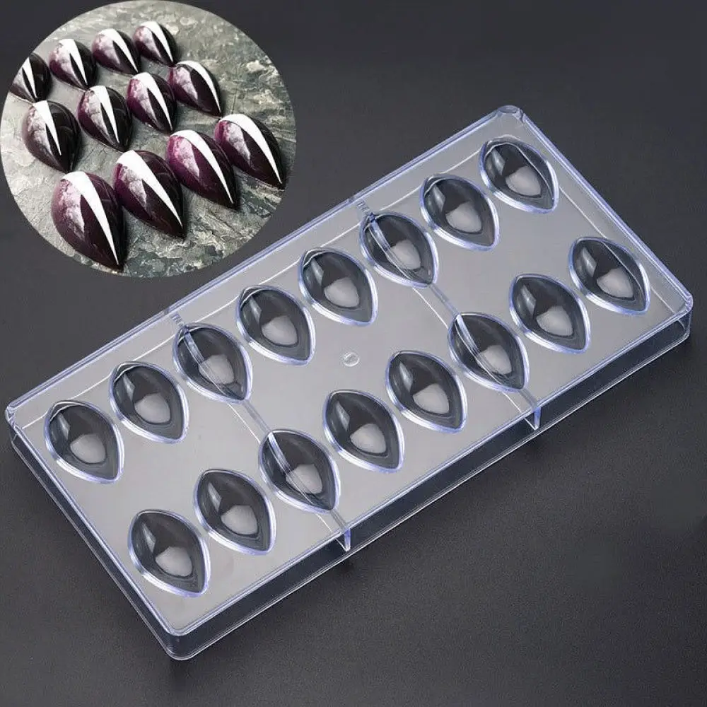 Chocolate Mold Hard Plastic Tray Heart Rose Star Shape Candy Dessert Making Tool Kitchen Baking Gadget Bakeware