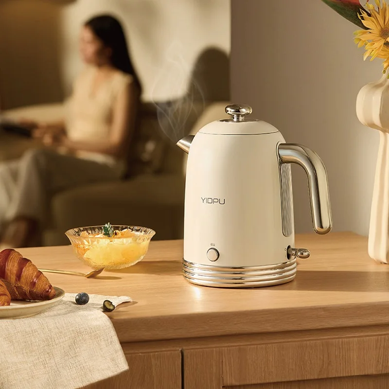 1500 واط غلاية كهربائية سريعة 316 الفولاذ المقاوم للصدأ غلاية الغليان إبريق الشاي المنزل السيارات انقطاع التيار الكهربائي الدفء غلاية أدوات المطبخ 1.5L