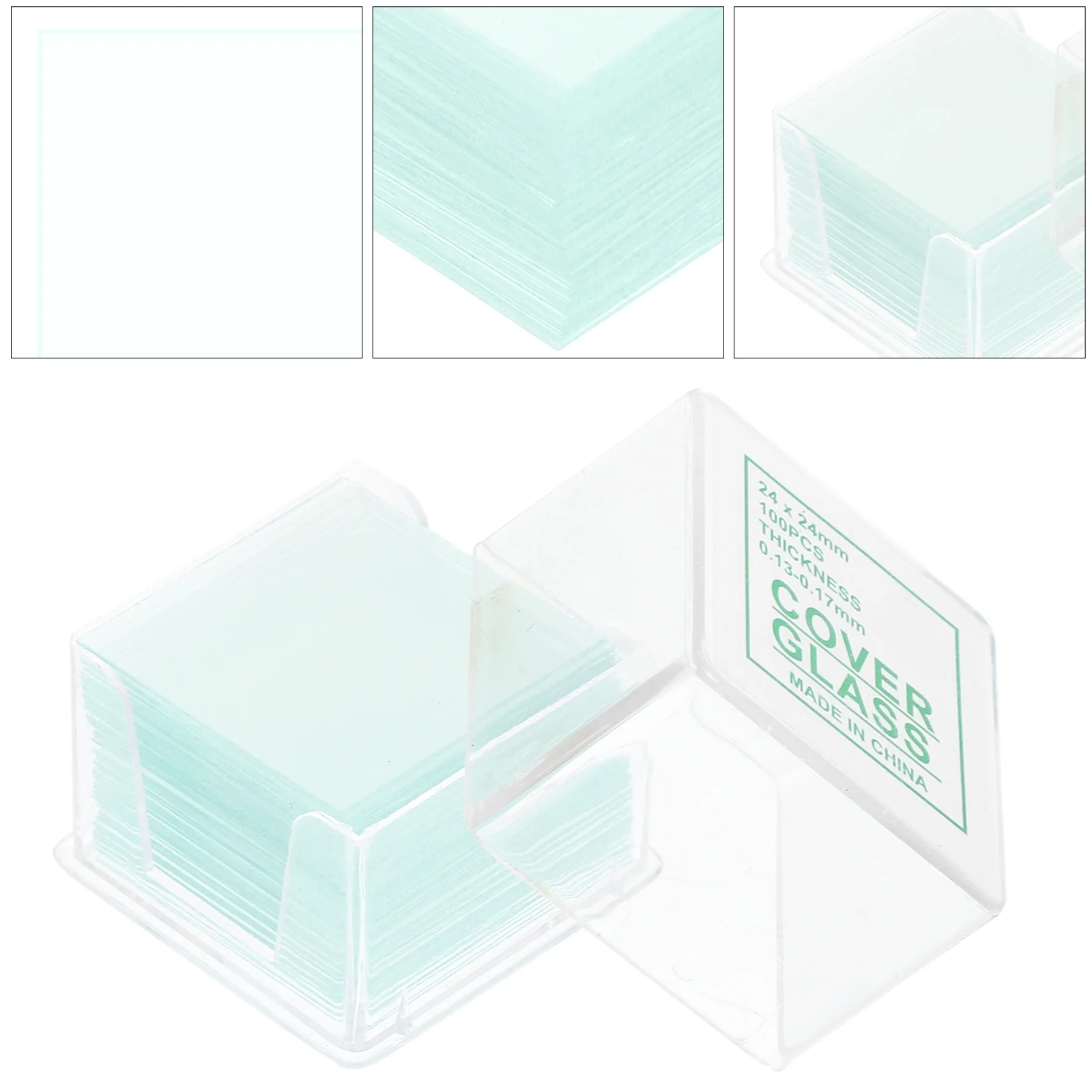 10 Boxes Microscope Slides Glass Slides Premium Biological Education Observation of Plant Animal Tissue Insects