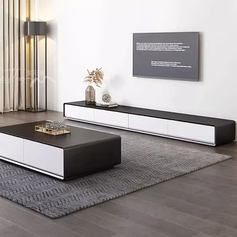 درج دعم التلفزيون تقف مصمم الشمال شقة توفير المساحة حامل تلفاز خشبي تلفزيون فاخر موبليس Hogar الأثاث #1